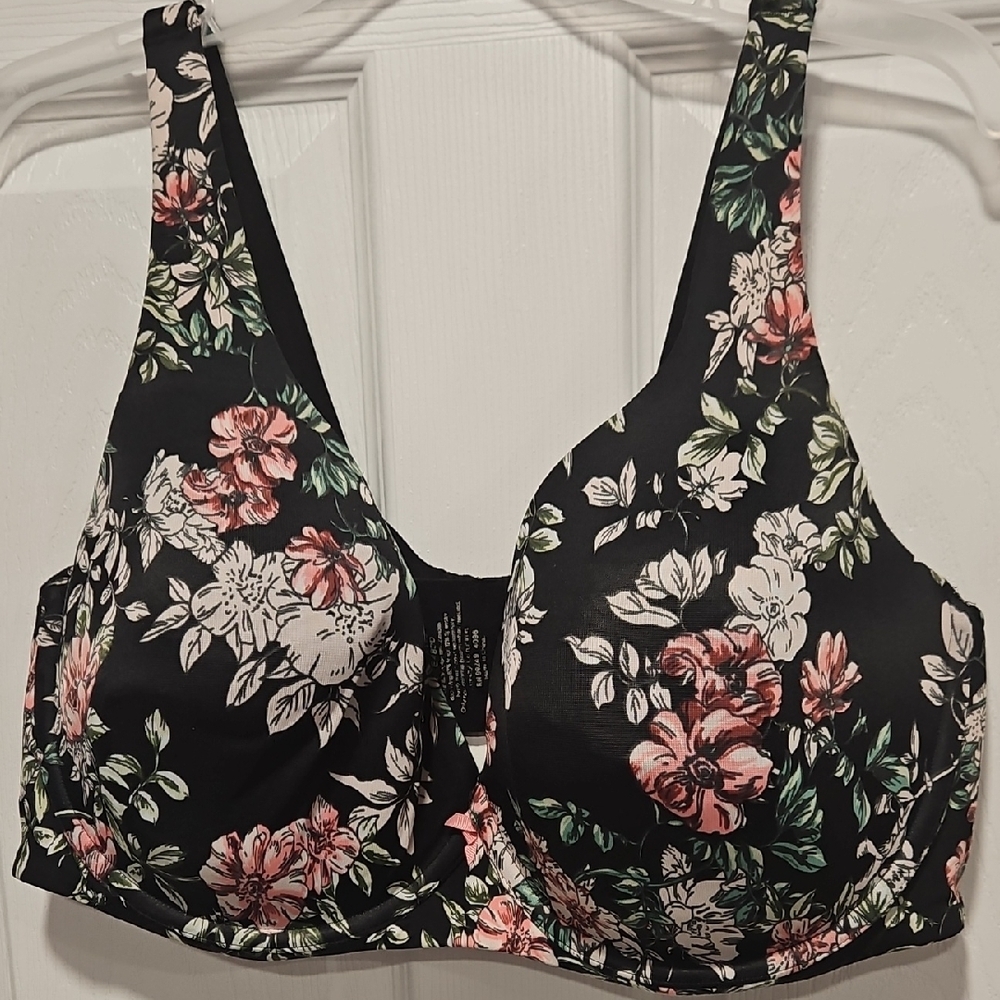 Floral Print Women's Intimate Wire Bra